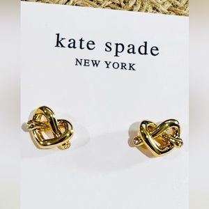 Kate Spade Gold Color  Heart Love me Knot